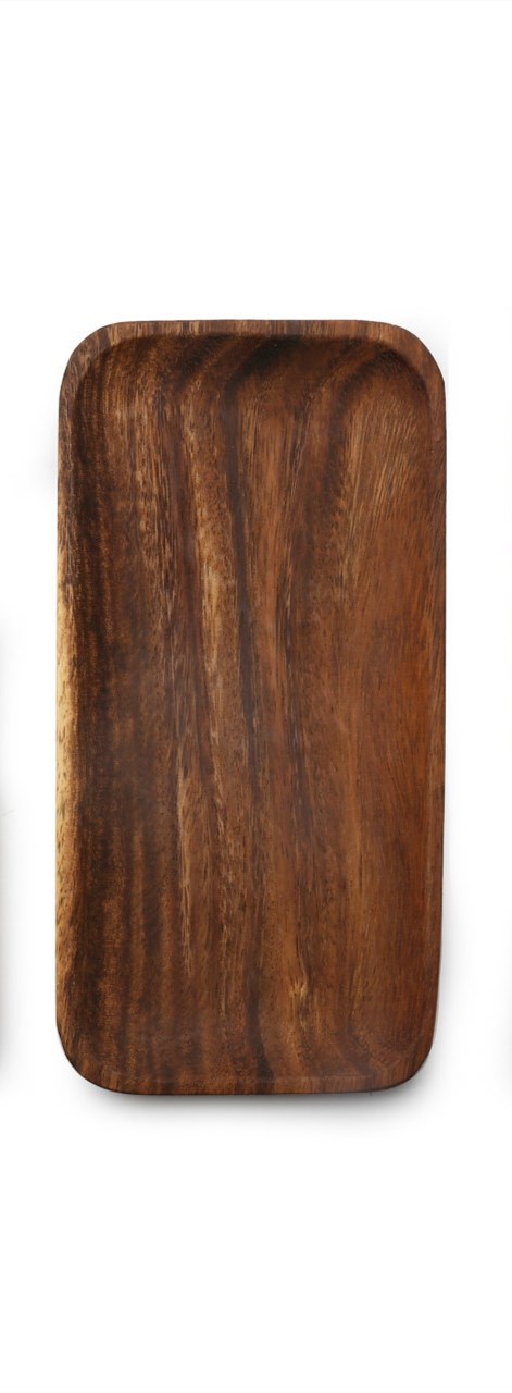 Acacia Rectangular Wooden Plate - Premium Wood by Woody Kitchenware