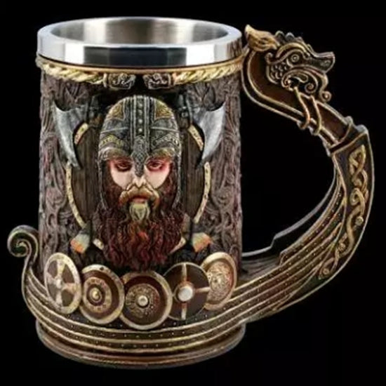 European And American Medieval Mug - Premium Wood by Woody Kitchenware