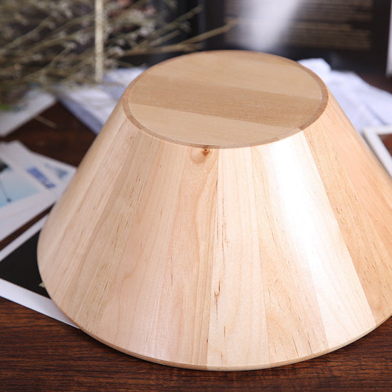 Round Japanese Wooden Bowl: The Birch Gatherer | Woody&