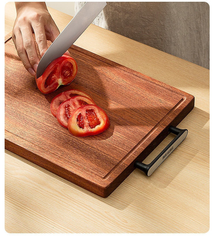 Ebony Cutting Board Solid - Premium Wood by Woody Kitchenware