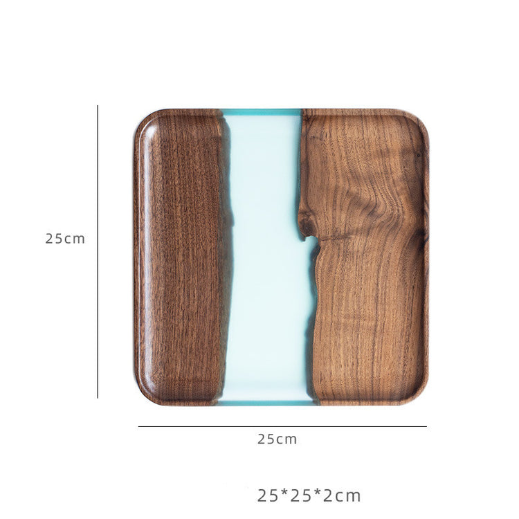 Walnut Tea Tray: The Black Walnut River | Woody&