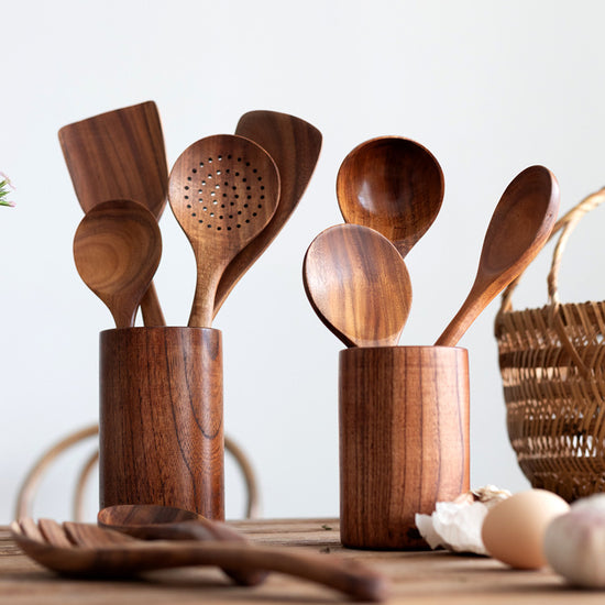 Wooden Non-Stick Pan Kitchenware - Premium Wood by Woody Kitchenware