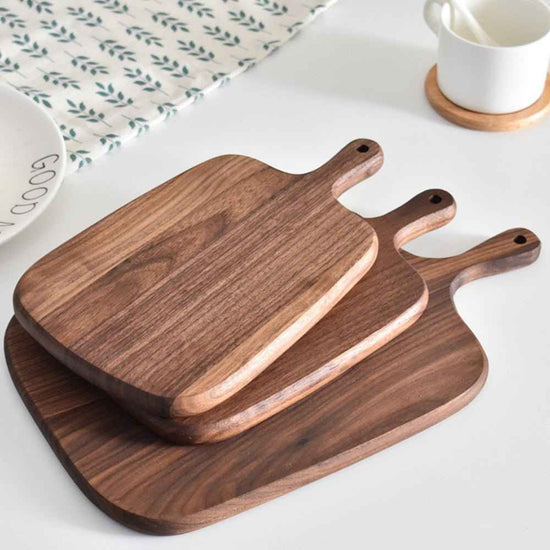 Black Walnut Bread & Pizza Board – Rustic Serving Platter