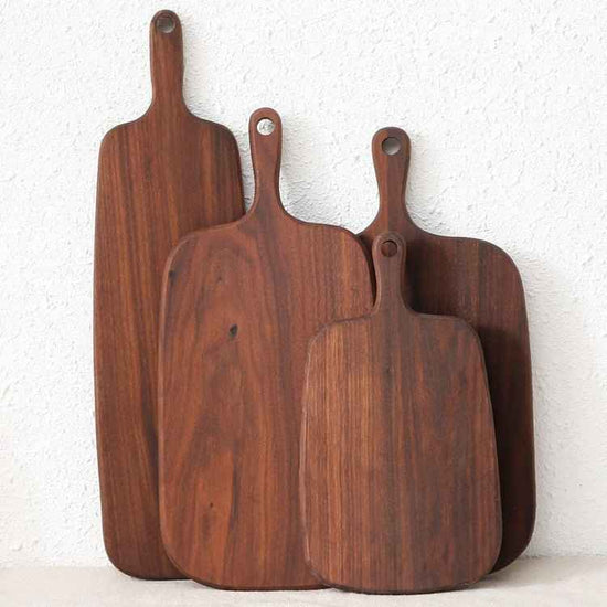 Black Walnut Bread & Pizza Board – Rustic Serving Platter