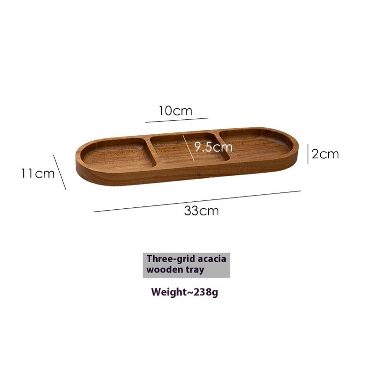 Wood product wooden tray made from paulownia wood with rustic distressed finish