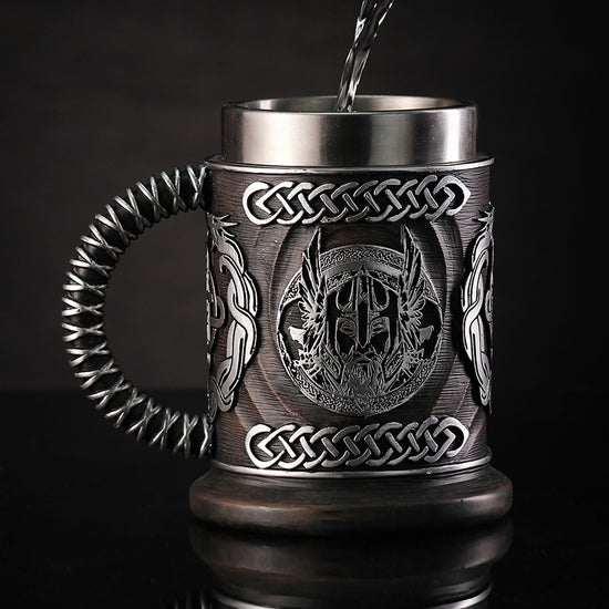 Minimalist Creative Home Beer Mug - Premium Wood by Woody Kitchenware