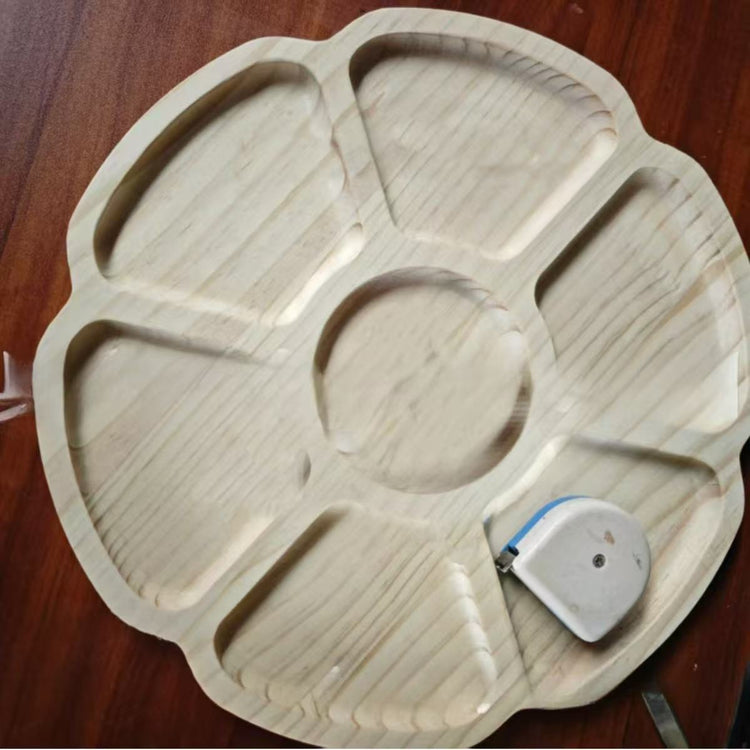 Wooden Decorative Tray: The Geometric Basin | Woody&