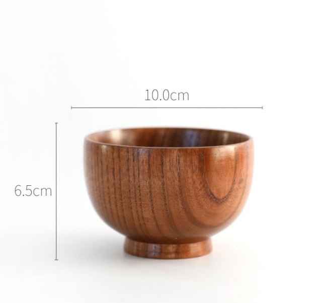 Wooden Round Wooden Bowl – A Touch of Nature for Your Table