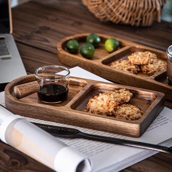 Retro Japanese wooden tray by Woody&