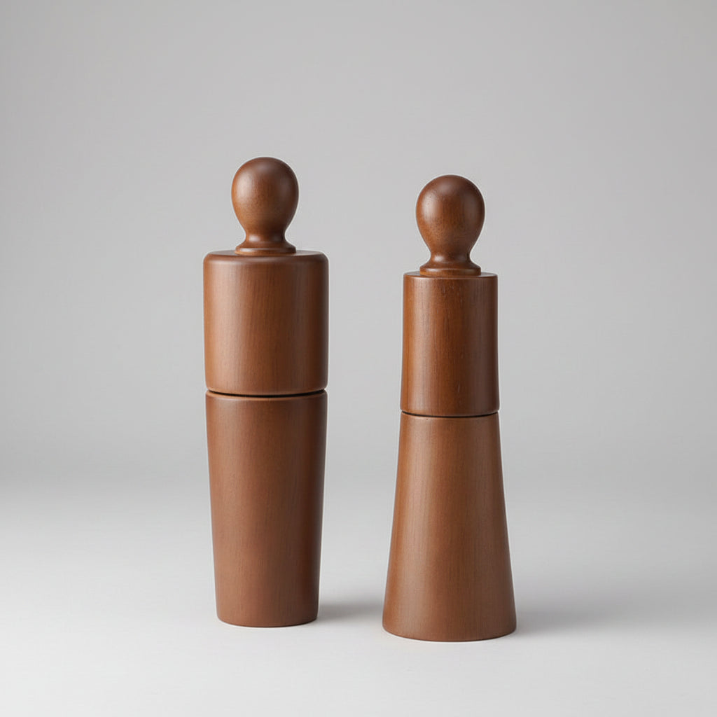 Ceramic Core Pepper Mill | Pylon Solid Timber Grinder by WoodyKitchenware