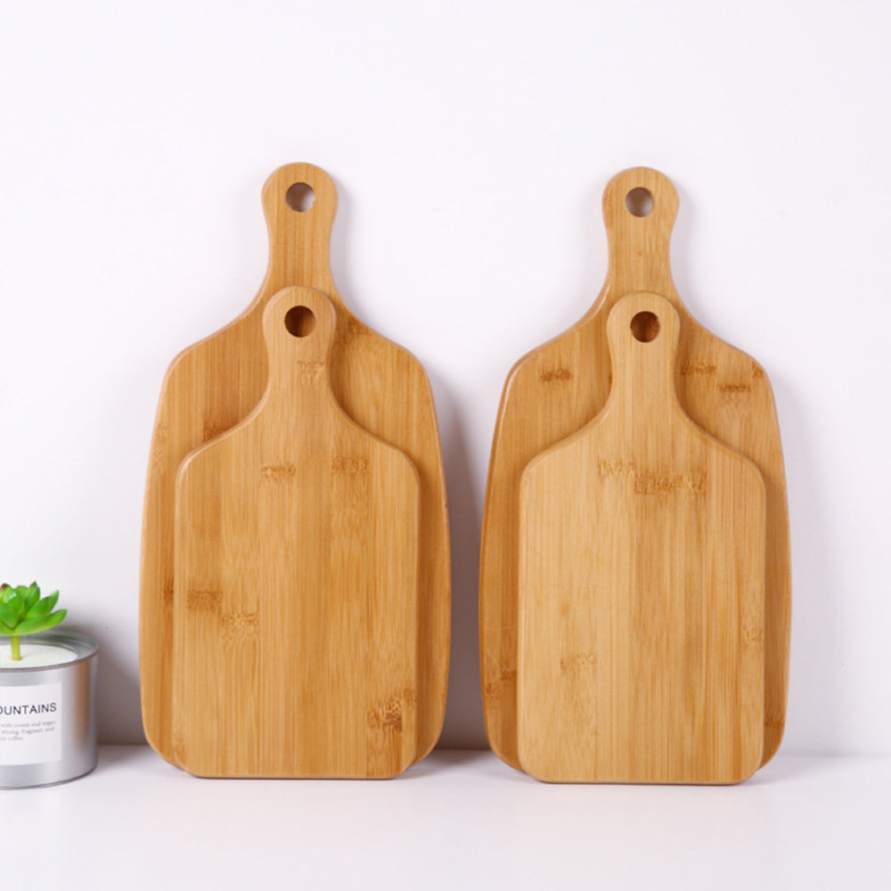 Wooden Cutting Board with Handle - Easy Hanging & Storage