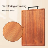 Ebony Cutting Board Solid - Premium Wood by Woody Kitchenware
