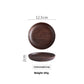 Walnut Wood Plate: Black Walnut Round Dish | Woody&