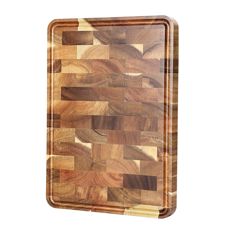 Thick Acacia Wood Cutting Board - Durable & Heavy-Duty for Home Use