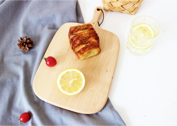 Solid Wood Mini Chopping Board - Perfect for Bread & Small Tasks