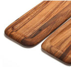 Log Wooden Tray Dinner - Premium Wood by Woody Kitchenware
