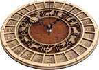Venetian Astronomical Wooden Clock - Premium Wood by Woody Kitchenware