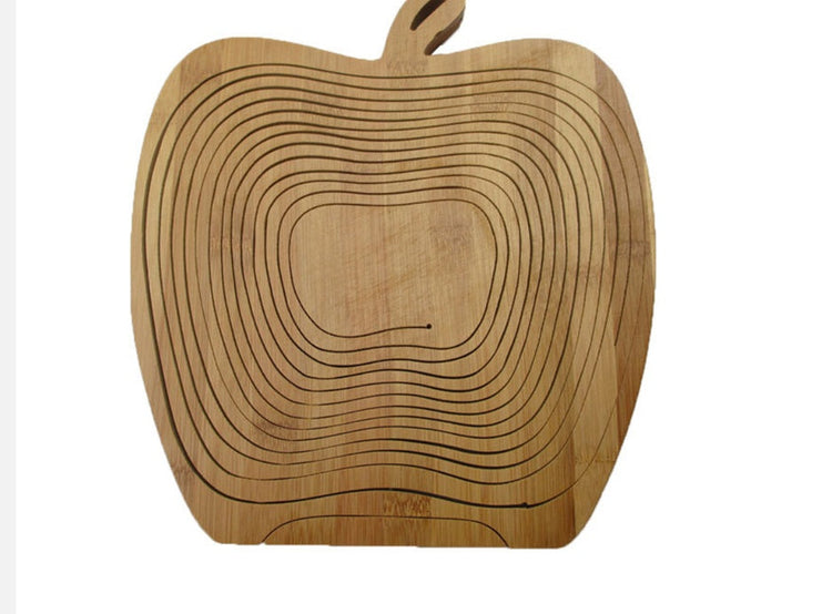 Folding Fruit Basket: The Folding Helix | Woody&