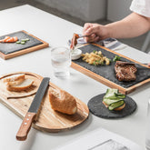 Rock Wood Board Tray: The StoneWood Stage | Woody&