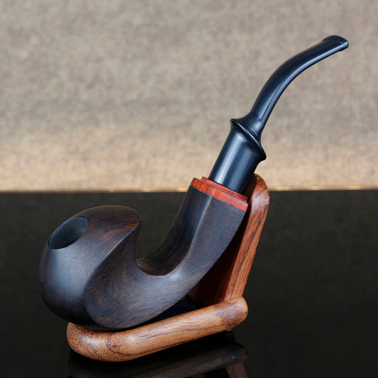 Handmade Wooden Pipe: The Artisan Freestyle Monolith | Woody's Rituals 1