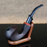 Handmade Wooden Pipe: The Artisan Freestyle Monolith | Woody&