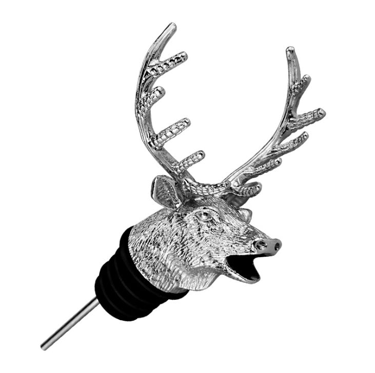 Wine Pourer And Stopper - High-Quality Glass by Woody Kitchenware