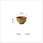 Wooden Salad Bowl: The Sylvan Rice Basin | Woody&