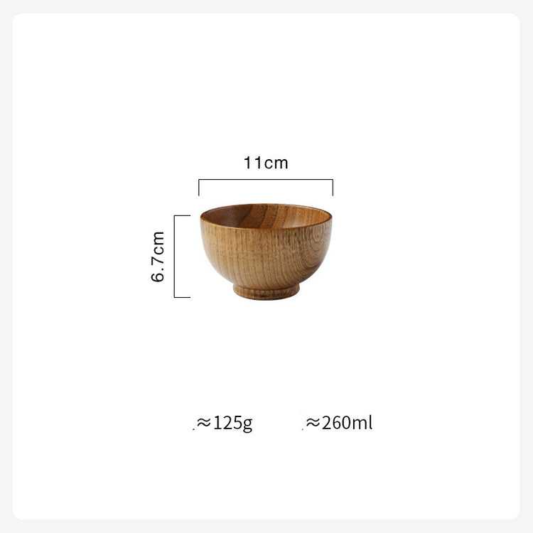 Wooden Salad Bowl: The Sylvan Rice Basin | Woody&