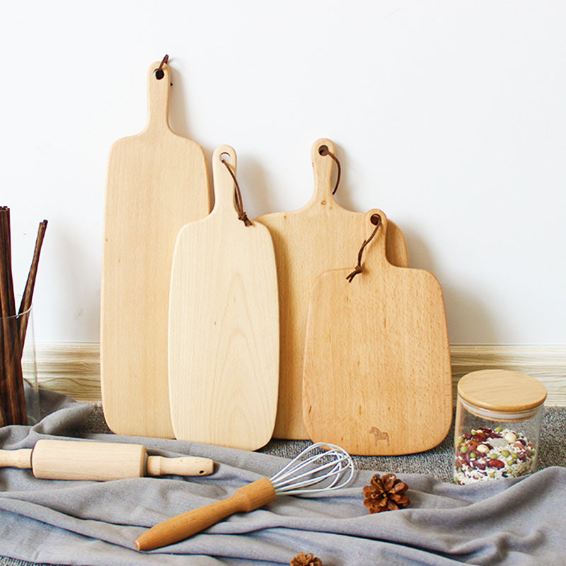 Solid Wood Mini Chopping Board - Perfect for Bread & Small Tasks