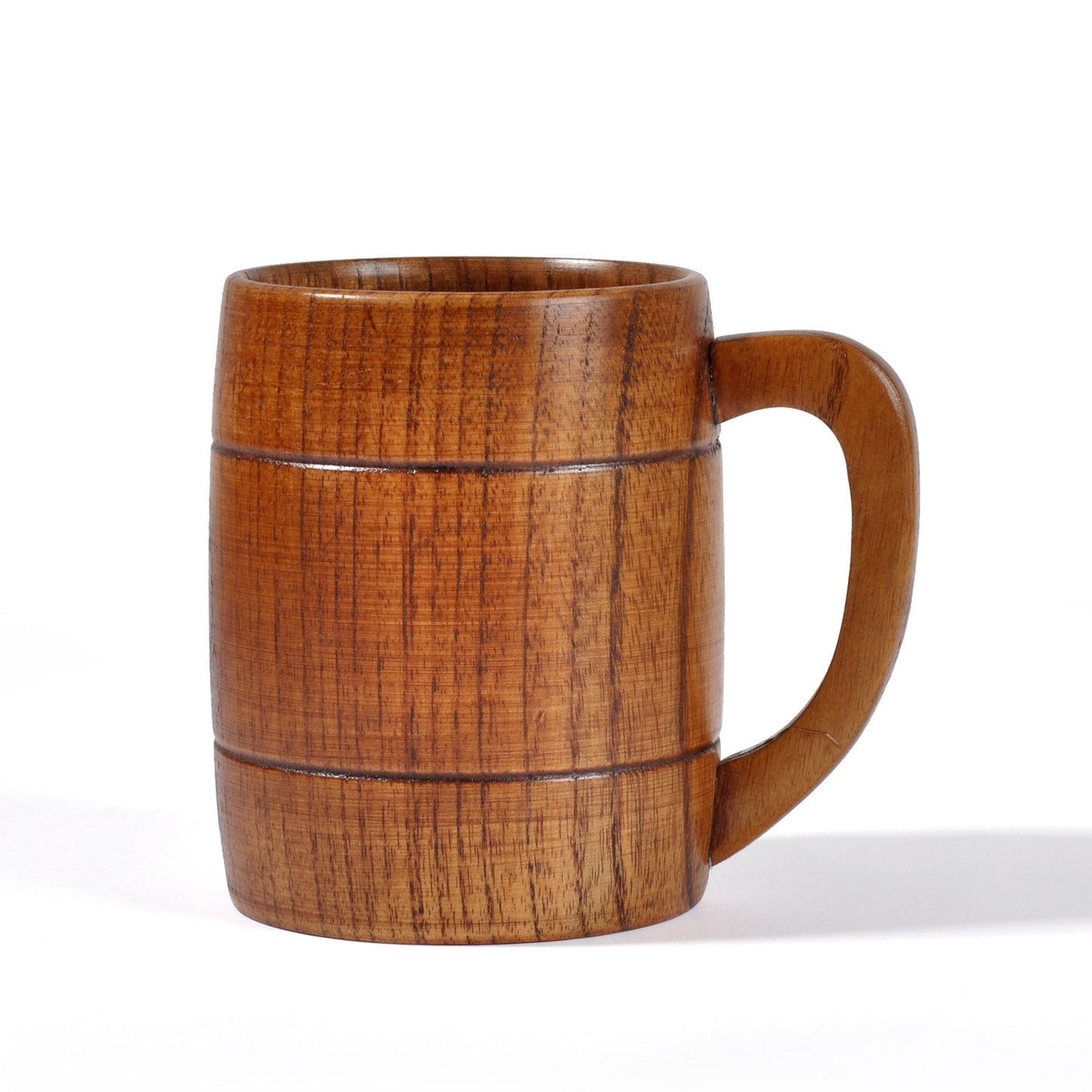 Handcrafted Wooden Beer Mug - Rustic & Durable Design