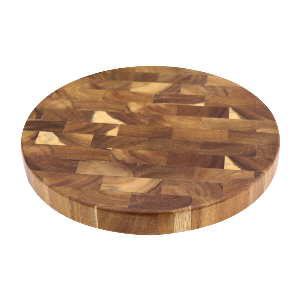 End-Grain Solid Wood Cutting Board - Durable Butcher Block Design