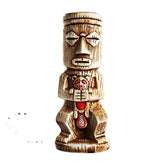 Ceramic Tiki Mug: The Moai Sentinel | Woody&