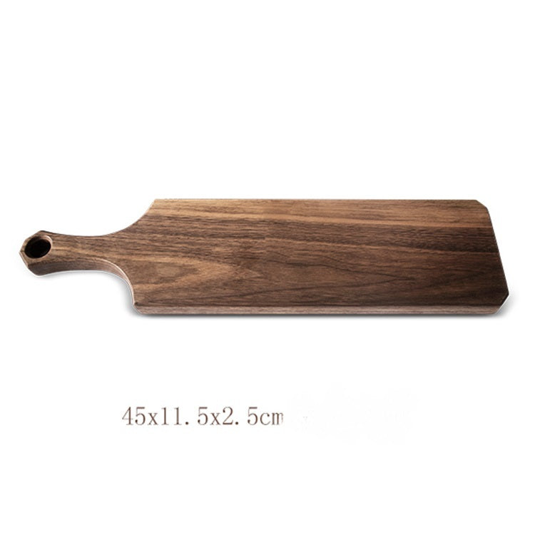 Solid Black Walnut Log Bread Board - Unfinished & Natural