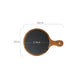 Wooden Pizza Board: Marble Accent Pizza Plate Woody&