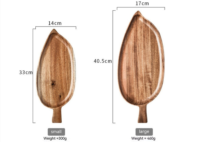 Leaf Shaped Afternoon Tea - Premium Wood by Woody Kitchenware