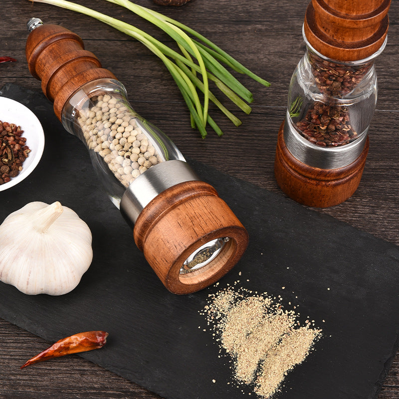 Wooden Salt Pepper Grinder - Premium Wood by Woody Kitchenware