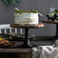Wooden Cake Stand: Solid Acacia Pedestal Stand | Woody&