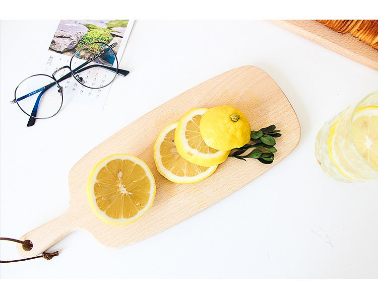 Solid Wood Mini Chopping Board - Perfect for Bread & Small Tasks