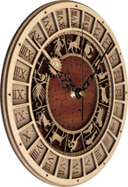 Venetian Astronomical Wooden Clock - Premium Wood by Woody Kitchenware