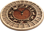 Venetian Astronomical Wooden Clock - Premium Wood by Woody Kitchenware