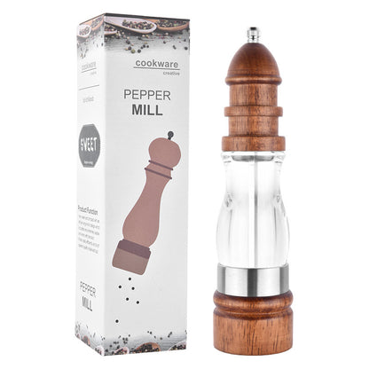 Wooden Salt Pepper Grinder - Premium Wood by Woody Kitchenware