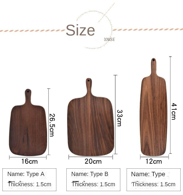 Black Walnut Bread Pizza - Premium Wood by Woody Kitchenware