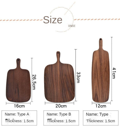 Black Walnut Bread Pizza - Premium Wood by Woody Kitchenware