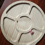 Divided Serving Tray: The Geometric Basin | Woody's Rituals