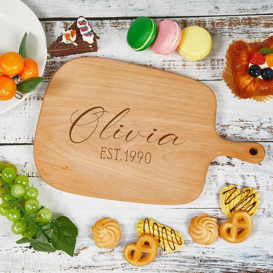 Personalized Custom Chopping Board - Unique Engraved Kitchen Gift