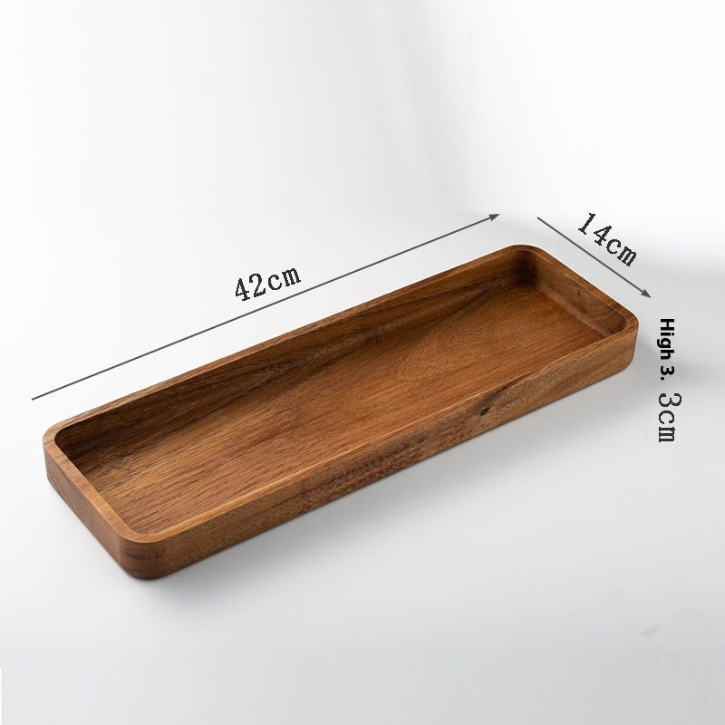 Wooden Storage Tray: The Monolithic Counter Basin | Woody&