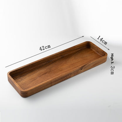 Wooden Storage Tray: The Monolithic Counter Basin | Woody&