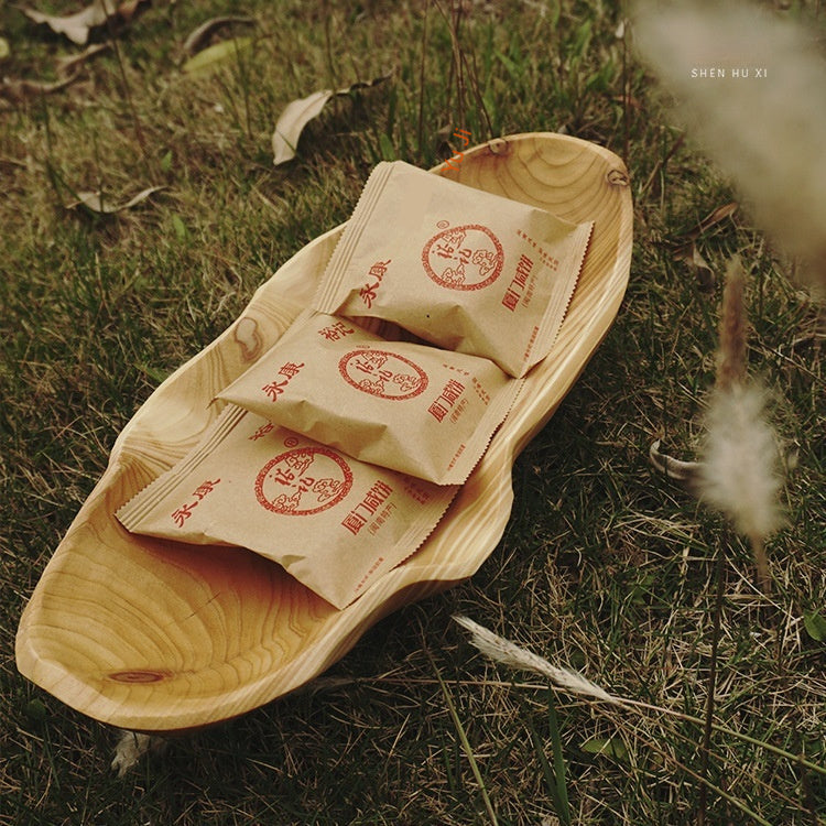 paulownia wood tray — handmade rustic wooden decor piece