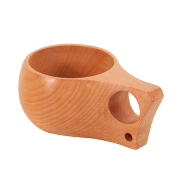 Natural Wooden Cup - Handcrafted Drinkware for Everyday Use