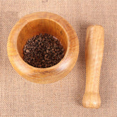 Wooden Garlic Mortar: The Flavor Forge | Woody&
